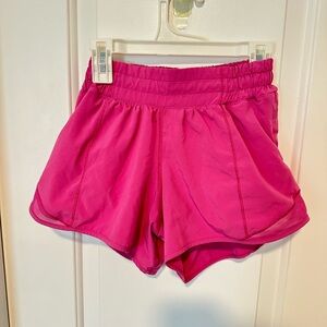 Lululemon Athletica Fuchsia Athletic Shorts